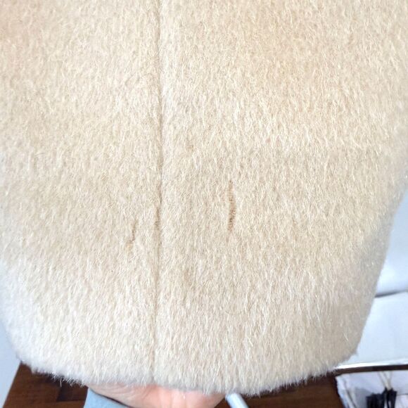 Vintage 1960s Mar-Del by Rice Coat - Fur Collar Swing Coat Size Medium - Picture 10 of 16